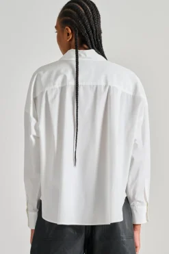Camicia cotone bianco