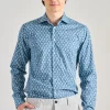Camicia cotone blu