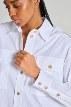 Camicia diane cotone bianco