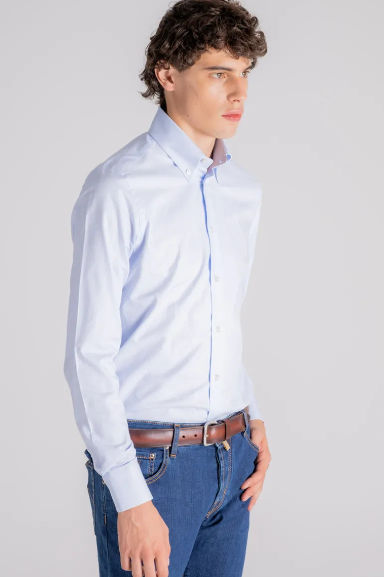 Camicia multicolor in cotone