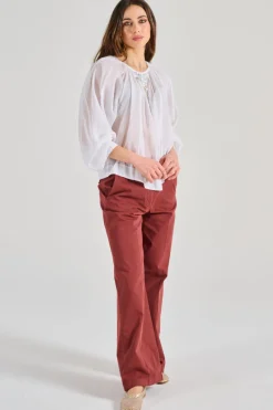 Camicia pearl suite cotone bianco