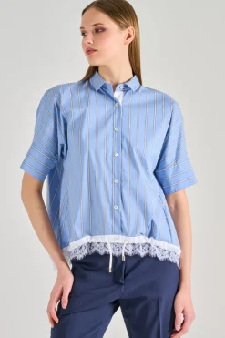 Camicia solange cotone bianco