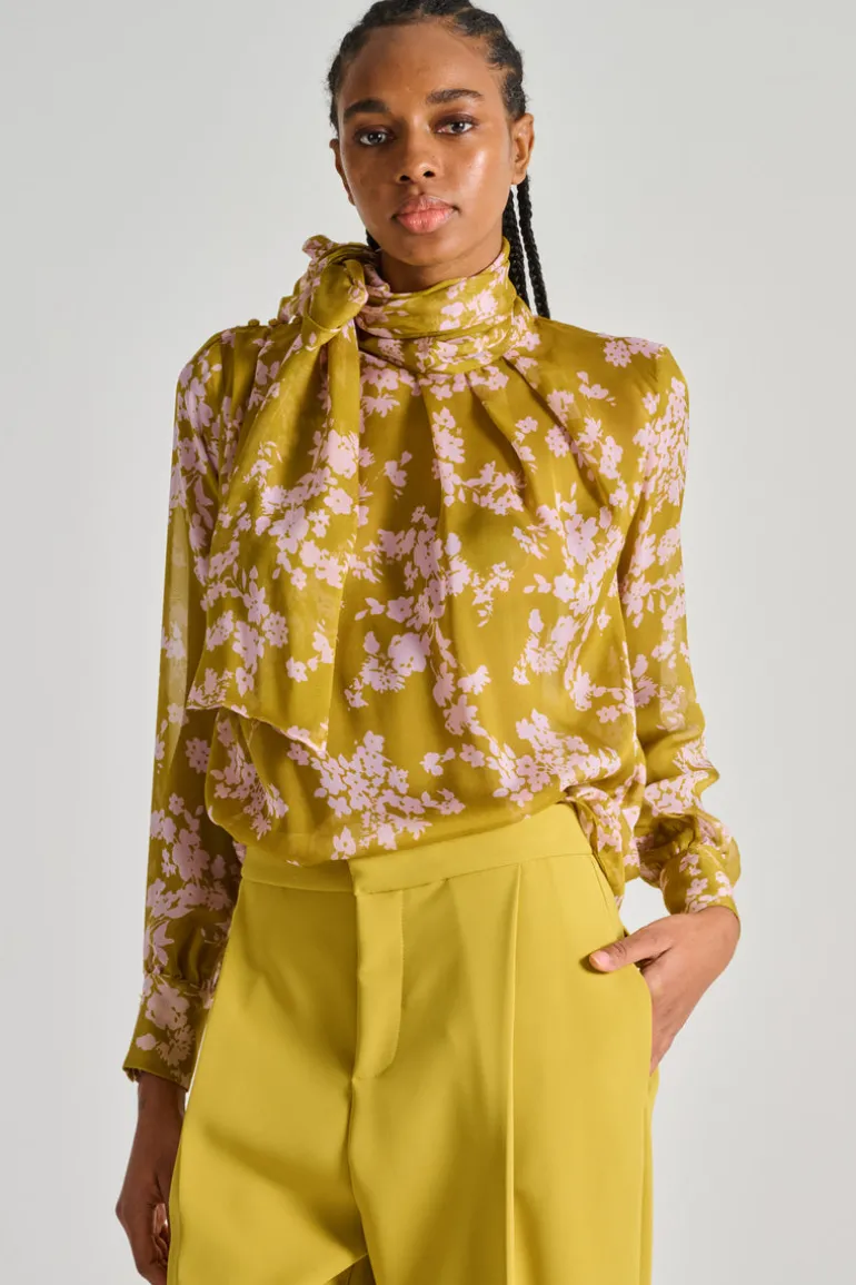 Camicia tessuto verde