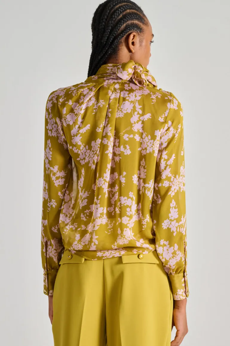 Camicia tessuto verde