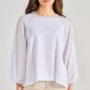 Camicia voile puro cotone bianco