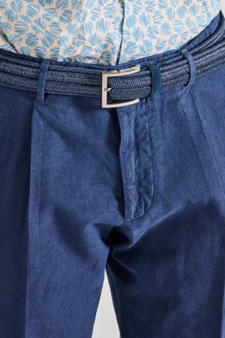 Cintura intrecciata blu