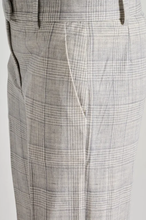 Circolo pantaloni piquet grigio