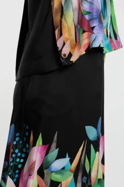 Co.go blusa multicolor 100% se