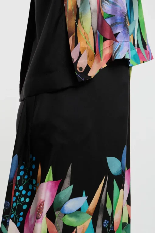Co.go blusa multicolor 100% se
