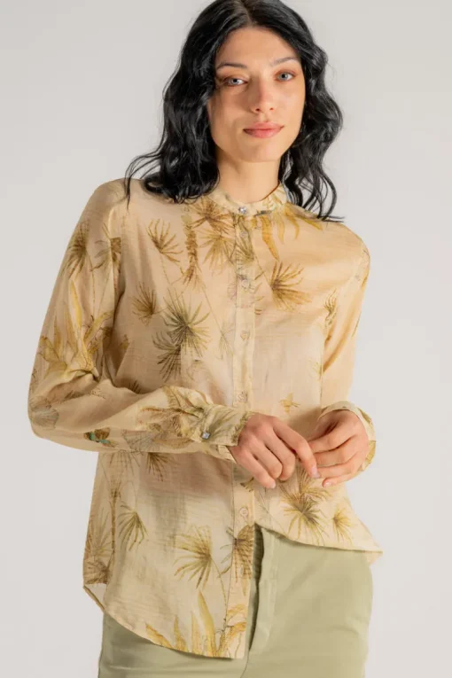 Coreana voile/cotone/seta the sacred forest oro