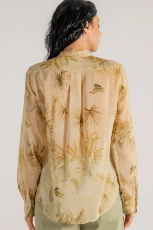 Coreana voile/cotone/seta the sacred forest oro