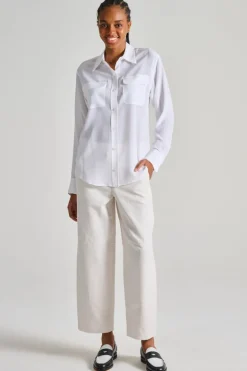 Equipment camicia cotone bianco