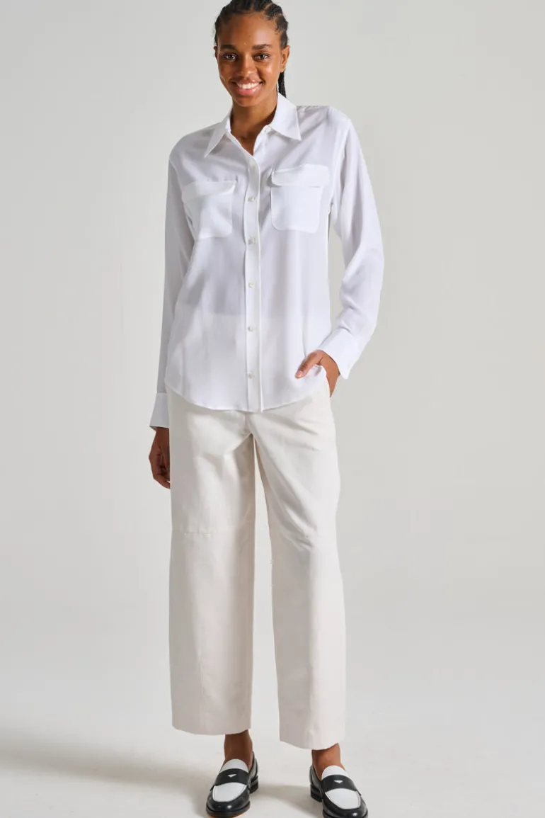 Equipment camicia cotone bianco