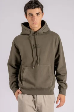 Felpa 100% cotone verde