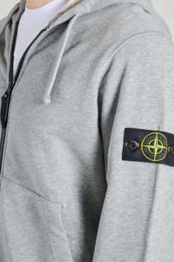 Felpa con cappuccio cotone verde