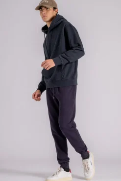 Felpa cotone blu