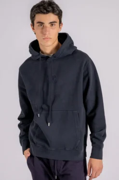 Felpa cotone blu