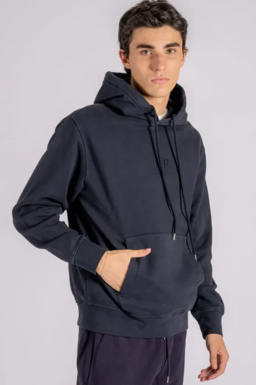 Felpa cotone blu