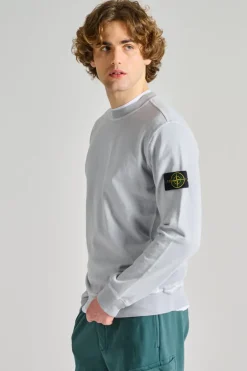 Felpa cotone grigio