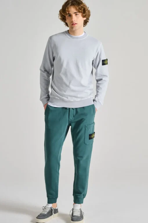 Felpa cotone grigio