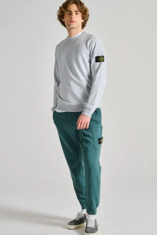 Felpa cotone grigio