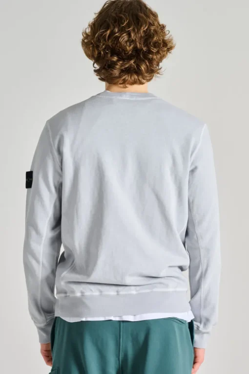 Felpa cotone grigio