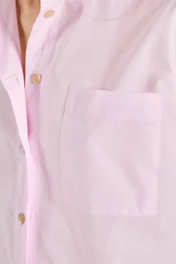 Forte forte camicia popelin cotone rosa