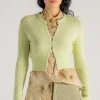 Forte forte small sweater cashmere/wool verde