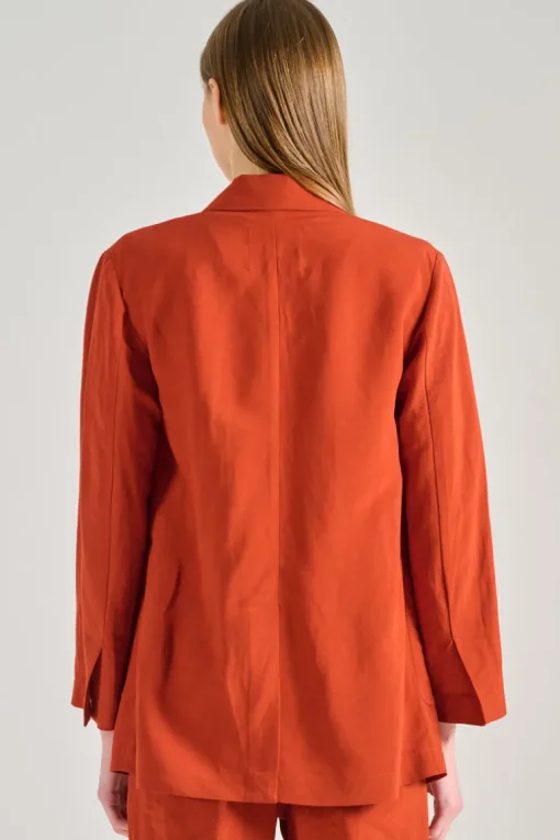 Giacca costes tessuto rosso