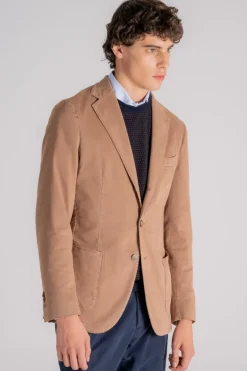 Giacca cotone/elastam beige