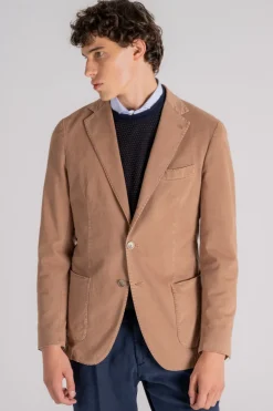 Giacca cotone/elastam beige