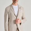 Giacca roma cotone beige