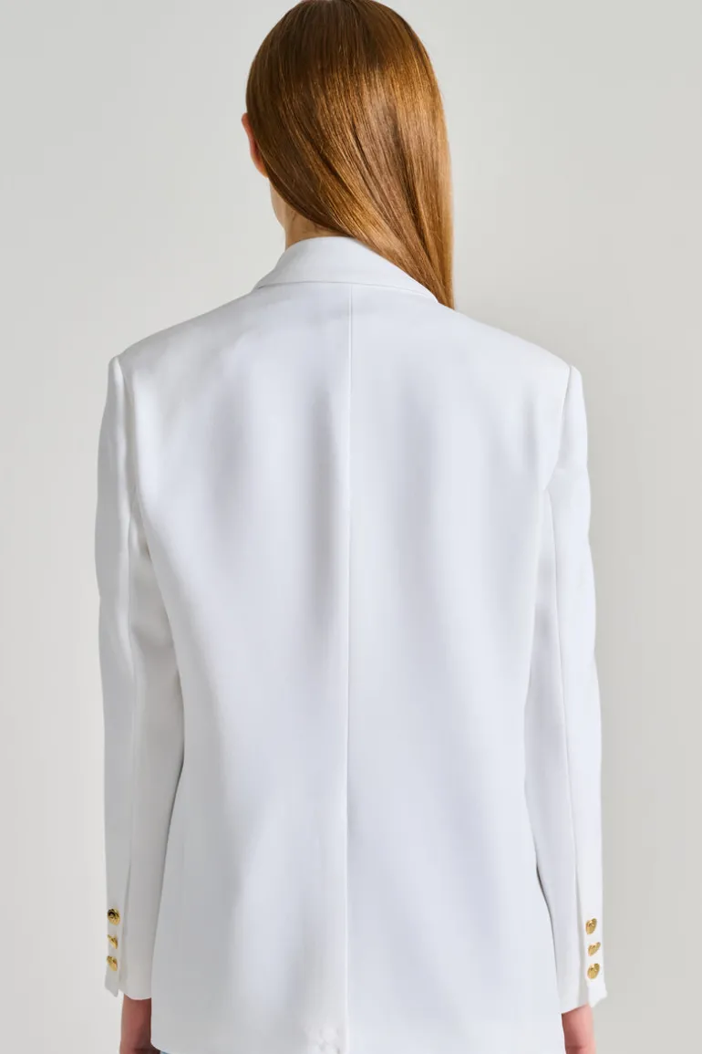 Giacca tessuto bianco