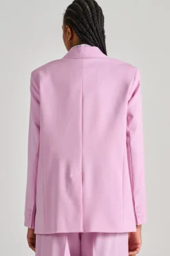 Giacca tessuto rosa