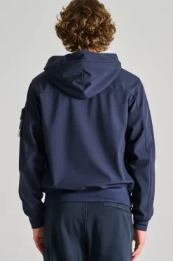 Giubbotti bomber tessuto blu