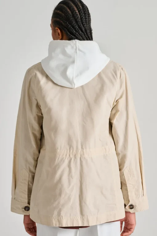 Giubbotto averie impermeabile beige