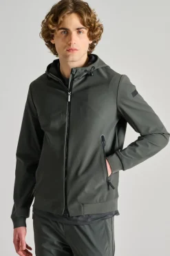 Giubbotto surflex tessuto verde