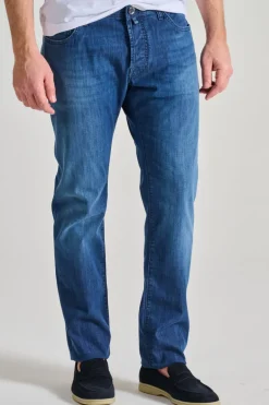 Jeans bard cotone blu