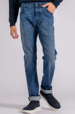 Jeans bard cotone/elastam blu