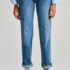 Jeans calie straight denim blu