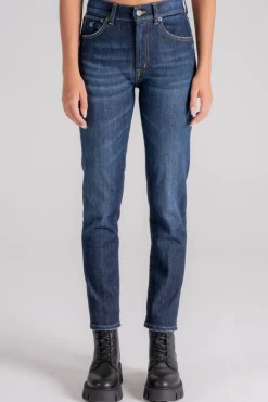 Jeans daila cotone blu
