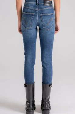 Jeans daila cotone/elastan blu