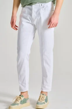 Jeans dian cotone bianco