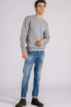 Jeans george cotone/elastomultiestere blu