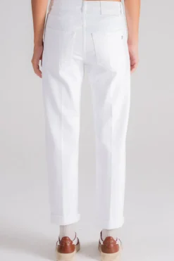 Jeans icon cotone/elastam bianco