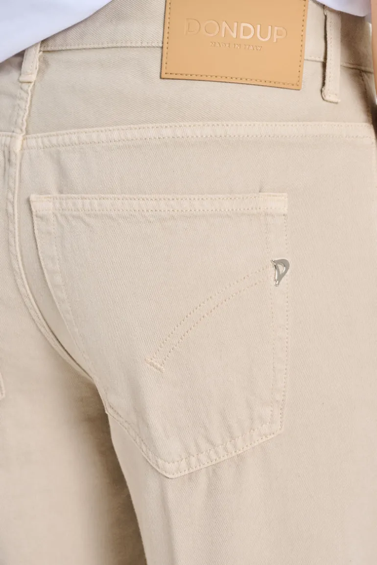 Jeans jacklyn cotone beige
