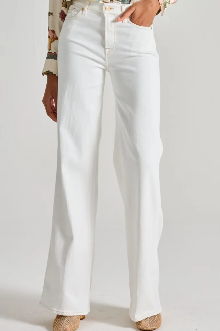 Jeans lotta sugar cotone bianco