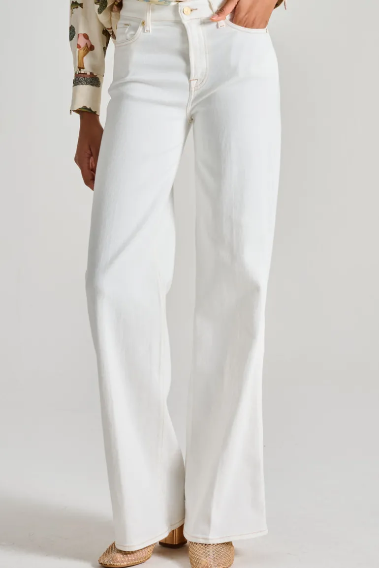 Jeans lotta sugar cotone bianco