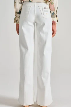 Jeans lotta sugar cotone bianco