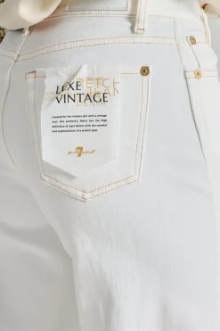 Jeans lotta sugar cotone bianco